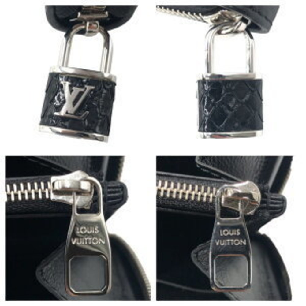 Louis Vuitton Monogram Zippy Wallet Python Black … - image 4